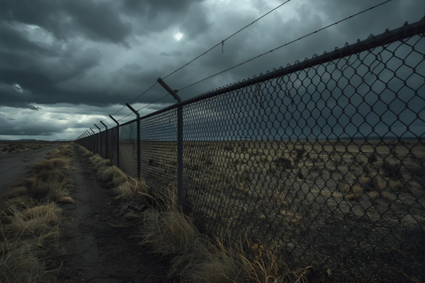 A picture of a wire fence to represent boundaries