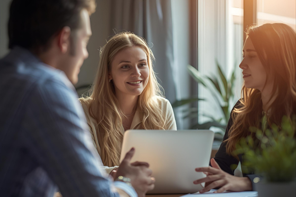 Image showing people at work to represent the course bundle Workplace Mental Health